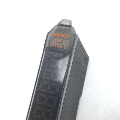 Used Omron E3X-DA11AT-S Fiber Optic Sensor Amplifier, Supply: 12-24VDC 40mA, NPN