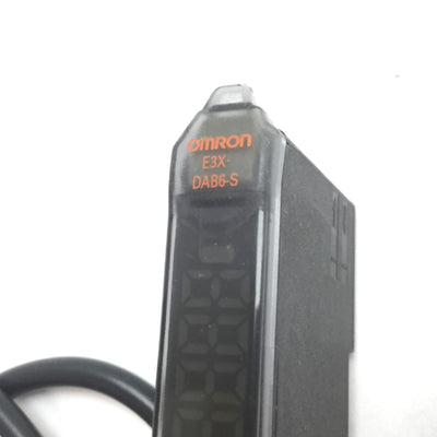 Used Omron E3X-DAB6-S Fiber Optic Sensor Amplifier, Supply: 12-24VDC, Output: NPN