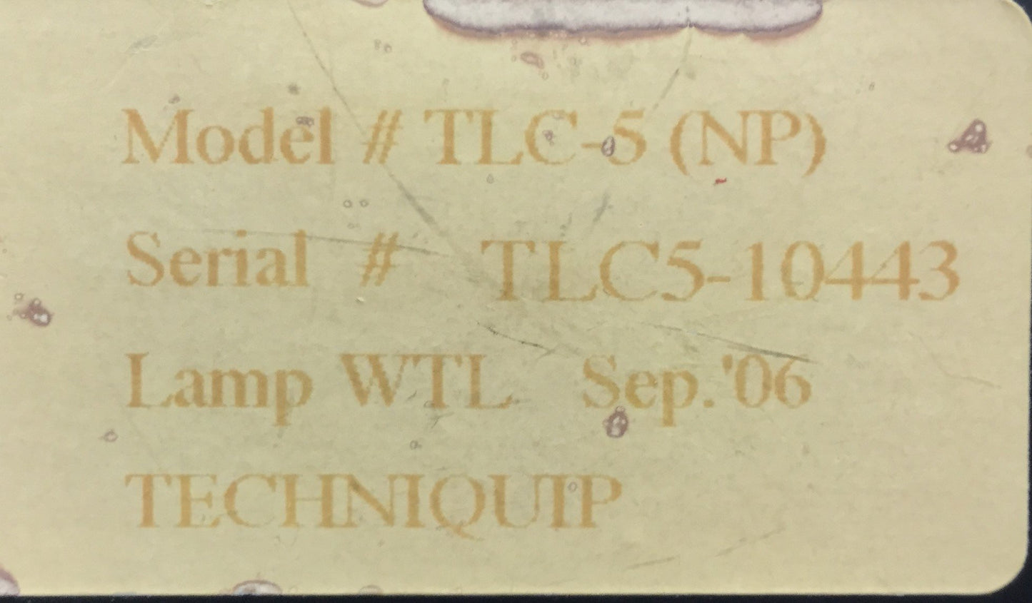 Used TechniQuip TLC-5(NP) Fluorescent Lamp Microscope Ring Light Illuminator No Bulb