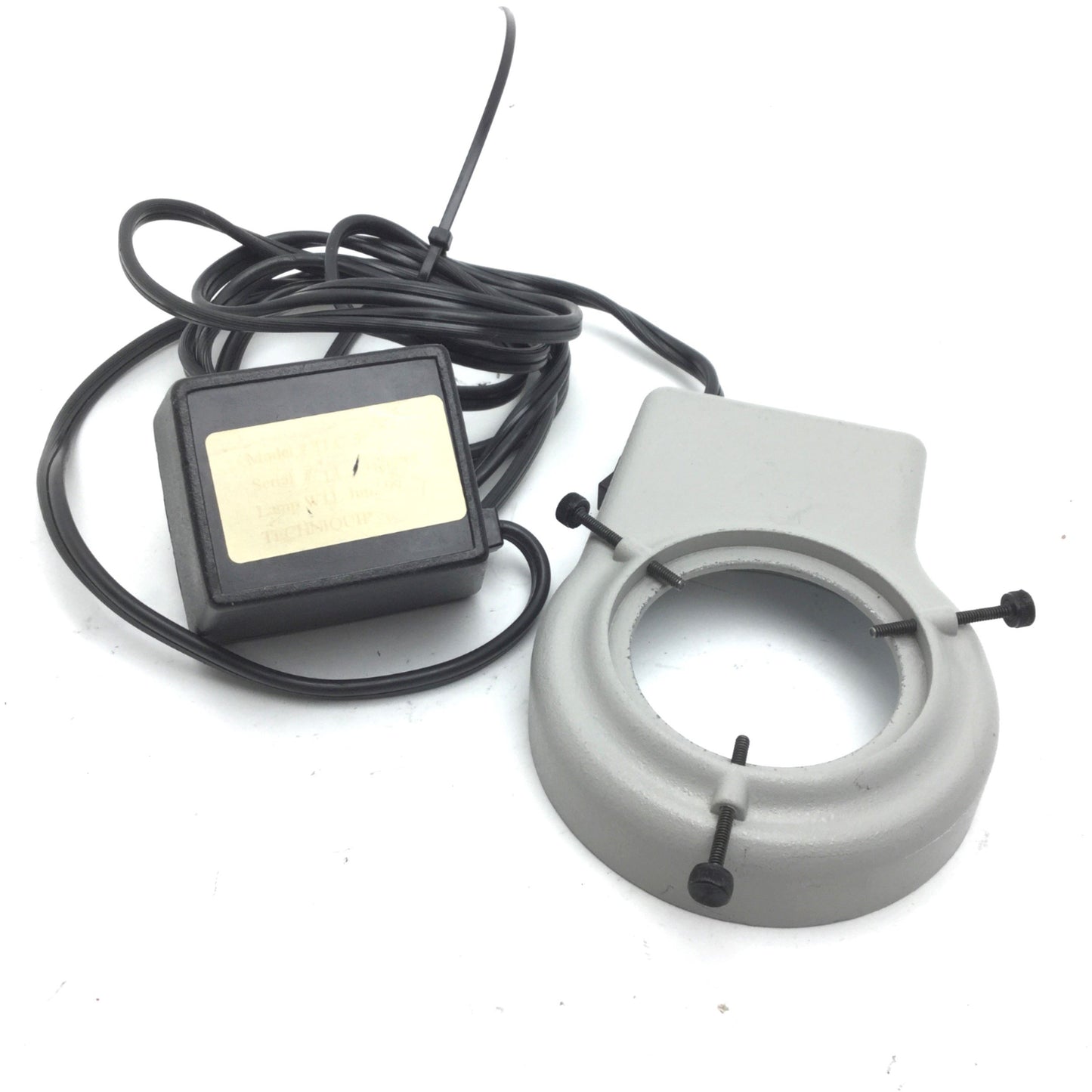 Used TechniQuip TLC-5 Fluorescent Lamp Microscope Ring Light Illuminator *No Bulb*