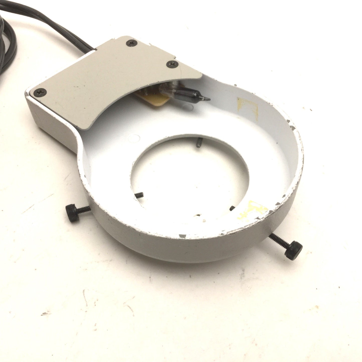 Used TechniQuip TLC-5 Fluorescent Lamp Microscope Ring Light Illuminator *No Bulb*