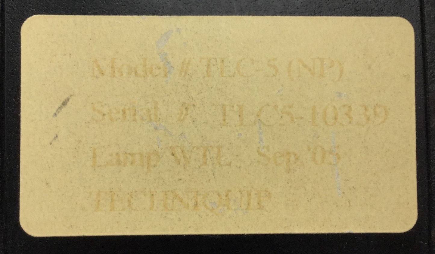 Used TechniQuip TLC-5(NP) Fluorescent Lamp Microscope Ring Light Illuminator, 120V