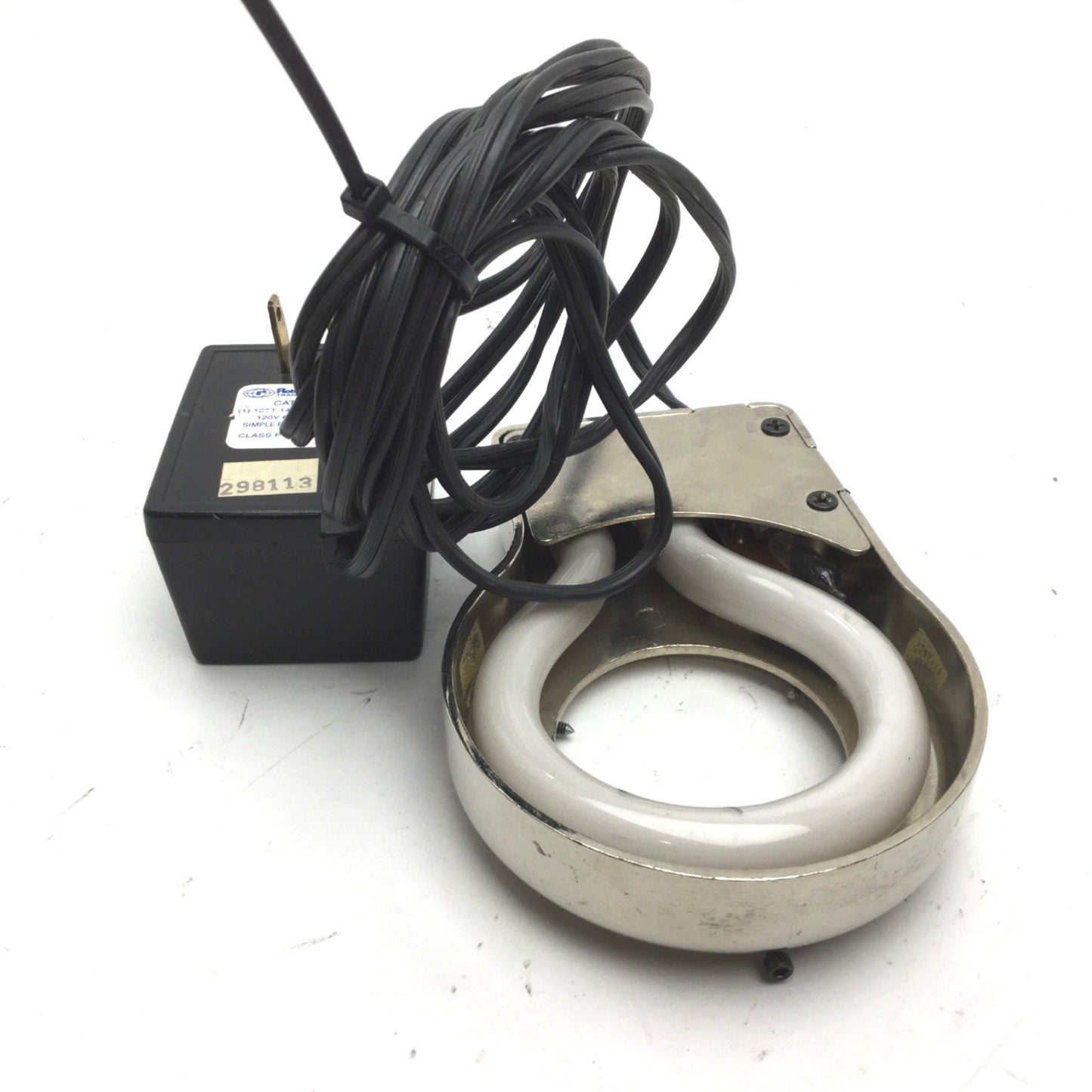 Used TechniQuip TLC-5 Fluorescent Lamp Microscope Ring Light Illuminator, 120V