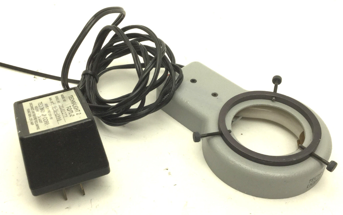 Used Techni-Quip Techni Light-2 T-Q/TL-2 Microscope Ring Illuminator, 115VAC