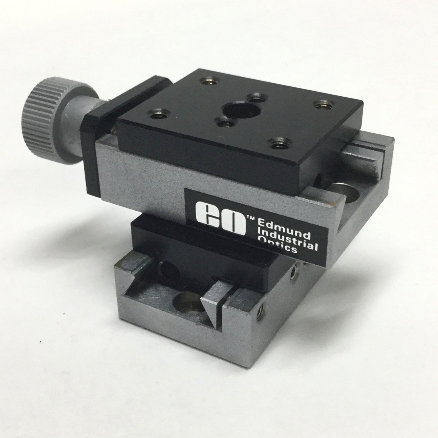 Used Edmund Optics 36-036 Leadscrew Drive, Mini X-Y Axis Linear Stage Table, +/-5mm