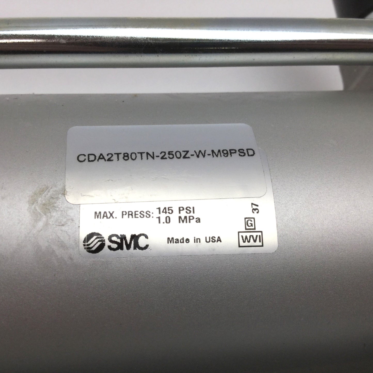 New SMC CDA2T80TN-250Z-W-M9PSD Pneumatic Cylinder, Bore: 80mm, Stroke: 250mm