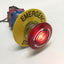 Used Idec AVLW49922D-R-24V LED Illuminated Emergency E-Stop Pushbutton Switch 2NO-2NC