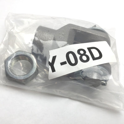 New SMC Y-08D Double Knuckle Joint, For CA1 CA2 Tie-Rod Cylinders