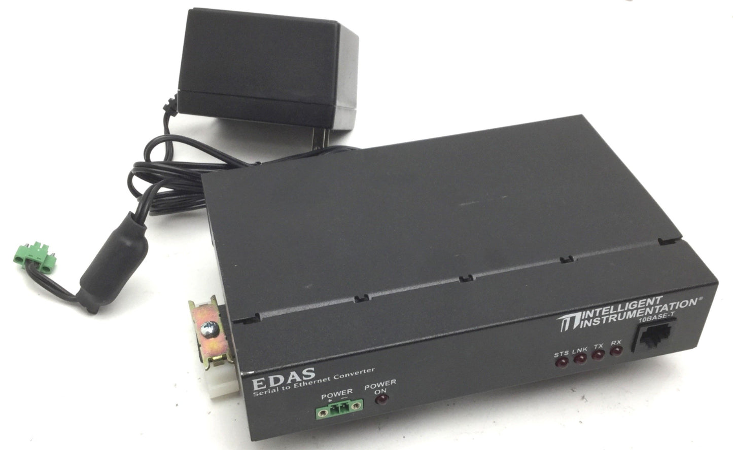 Used Intelligent Instruments EDAS-1025E-2B1 Ethernet to Serial Converter Power Supply