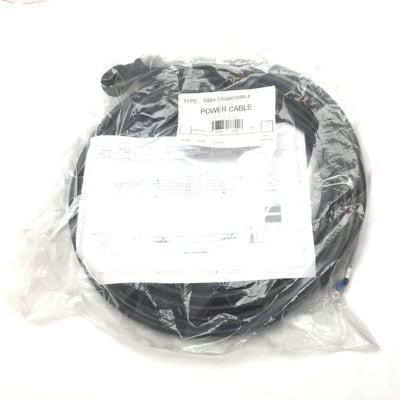 New Omron R88A-CAGB010SR-E Power Cable Cordset, Length: 10m, 4-Pin Female
