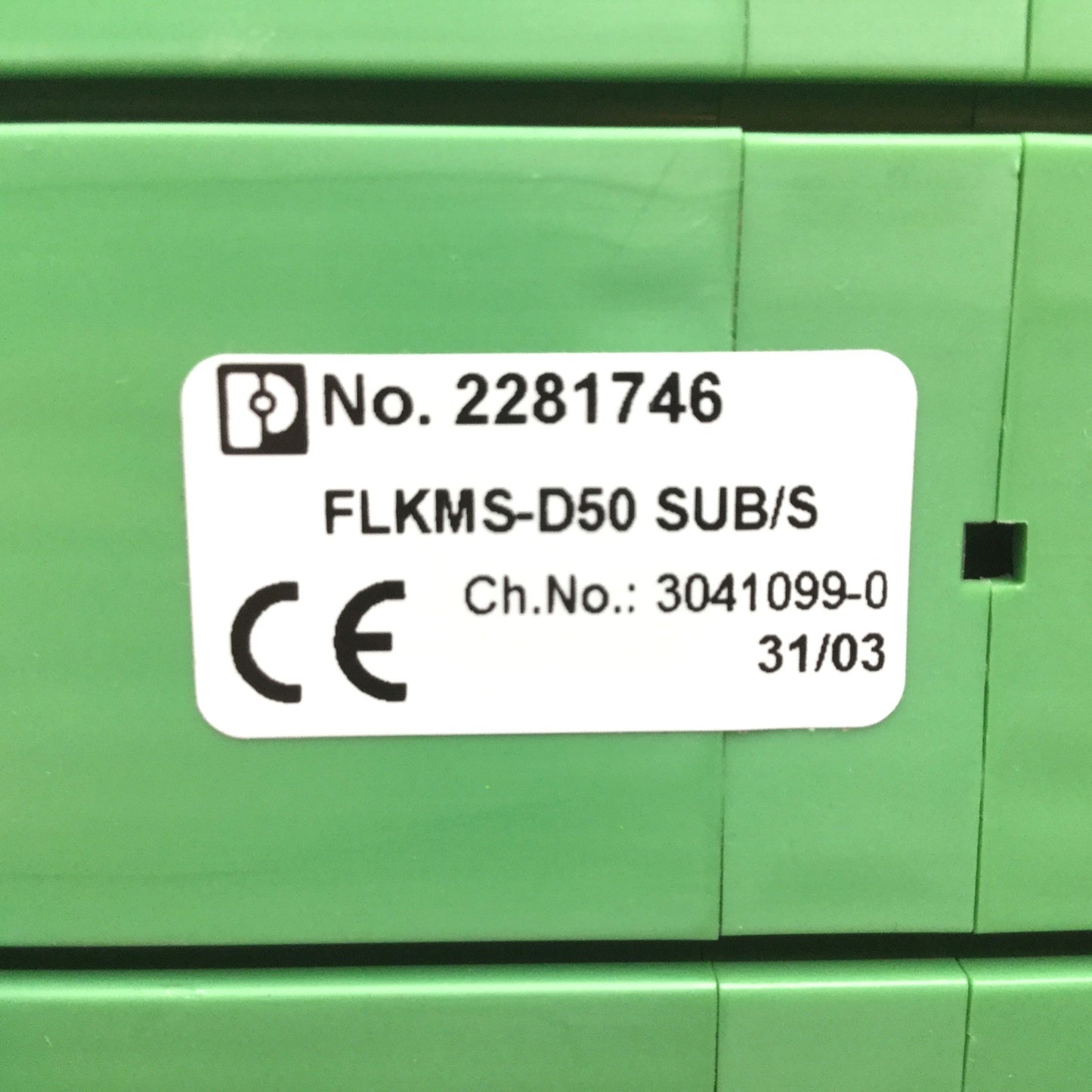 Used Phoenix Contact FLKMS-D50 SUB/S Interface Module Varioface Breakout Board