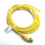 New – Open box Lumberg Automation ASB2 4/3-610/5M Y-Splitter Cable, 4-Pin M12 to Flying Leads