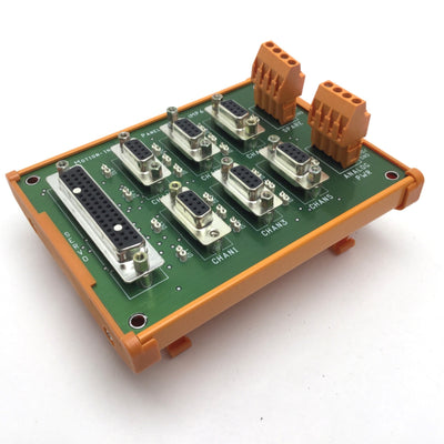 Used Adept 30330-12470 Motion-Interface MP6-S Breakout Module, 6 Channel, Din Mount