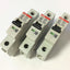 New – Open box Lot of 3 ABB S201U K4A Miniature Circuit Breaker 240VAC 4A 50/60Hz K-Curve 1Pole