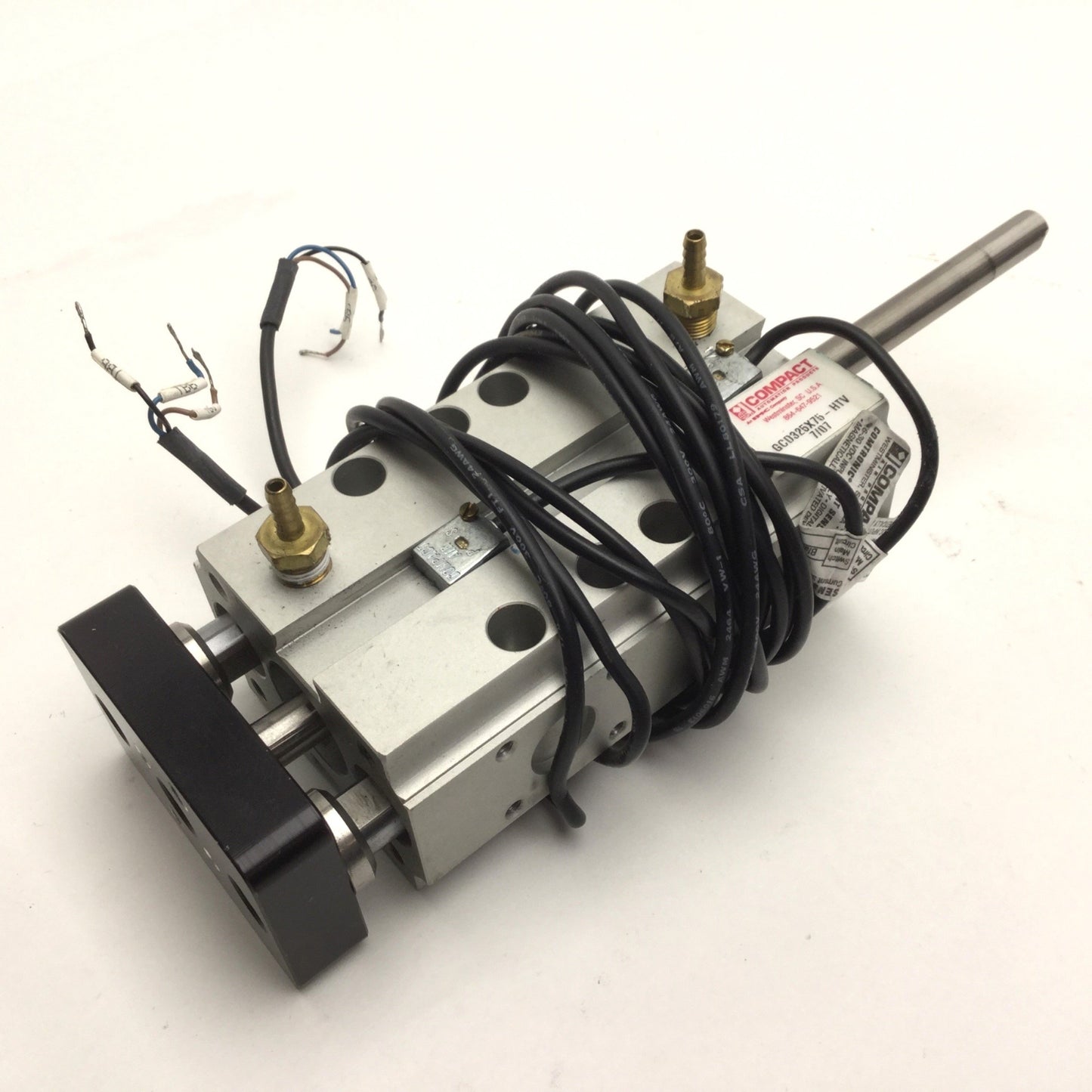 Used Compact Automation Products GCD325X75-HTV Pneumatic Guided Cylinder, Bore: 1"