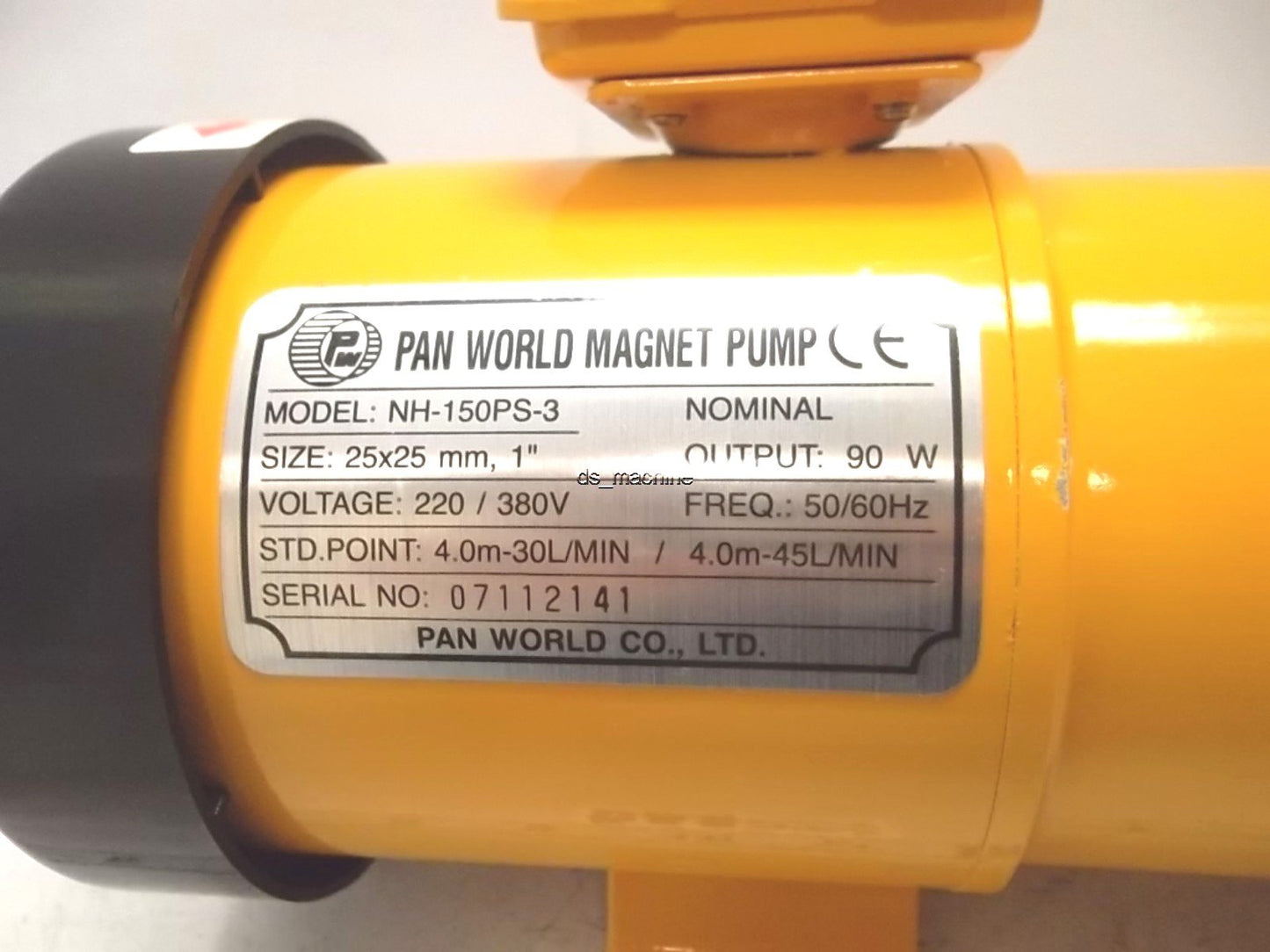 Used PAN WORLD Magnet Pump Motor 3-Phase NH-150PS-3