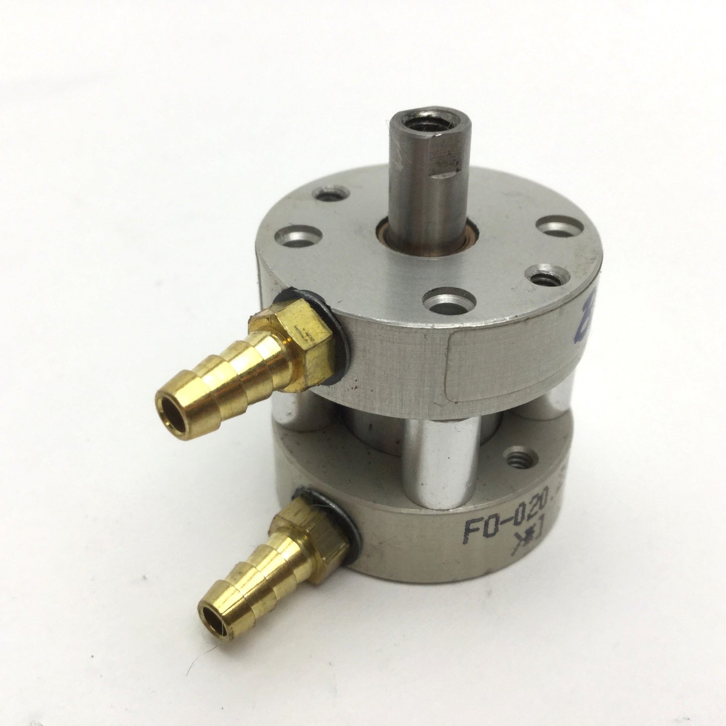 Used Bimba FO-020.25-3L FLAT-1 Compact Pneumatic Cylinder Bore: 9/16" Stroke: 1/4"