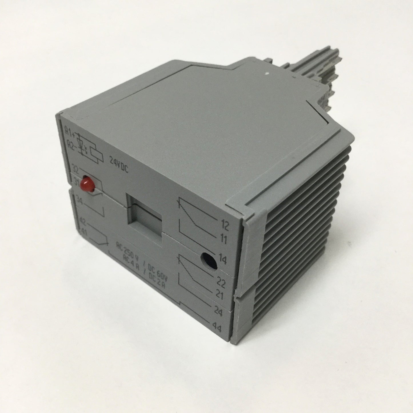 Used Wago 286-375 Plug-In Switching Relay Terminal Module, 24VDC Coil, 250VAC/4A