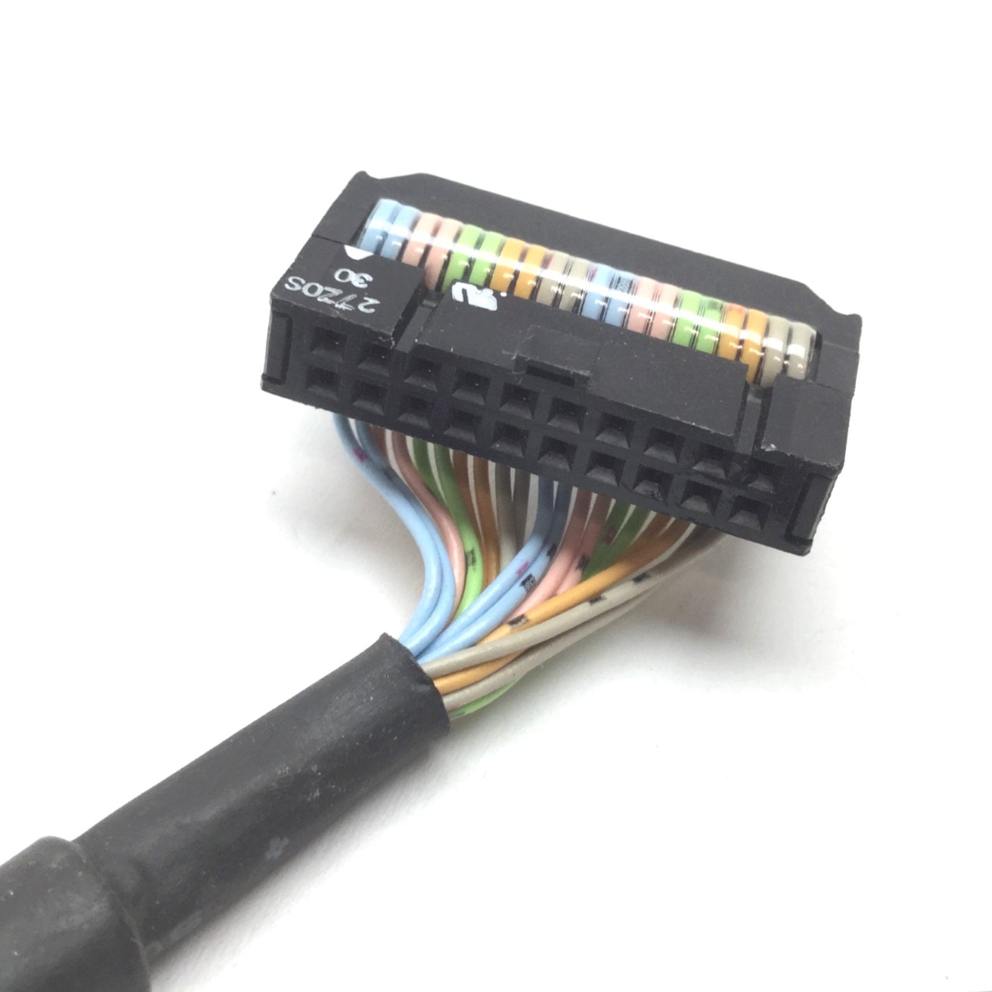 Used Omron XW2Z-100A Connecting Cable for 32-Point Connector-Type I/O Unit, 1m