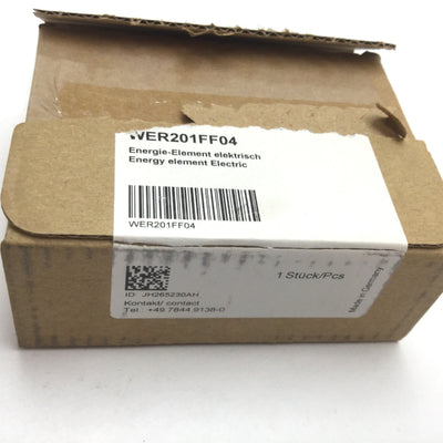 New – Open box Zimmer Group WER201FF04 Energy Element 4-Pin Male Connection Supply 60VAC 75VDC