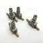 Used Lot of 4 SMC AS1000-M5 Air Speed Controller Port: M5x0.8 1MPa Max In-Line Type