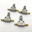 Used Lot of 4 SMC AS1000-M5 Air Speed Controller Port: M5x0.8 1MPa Max In-Line Type