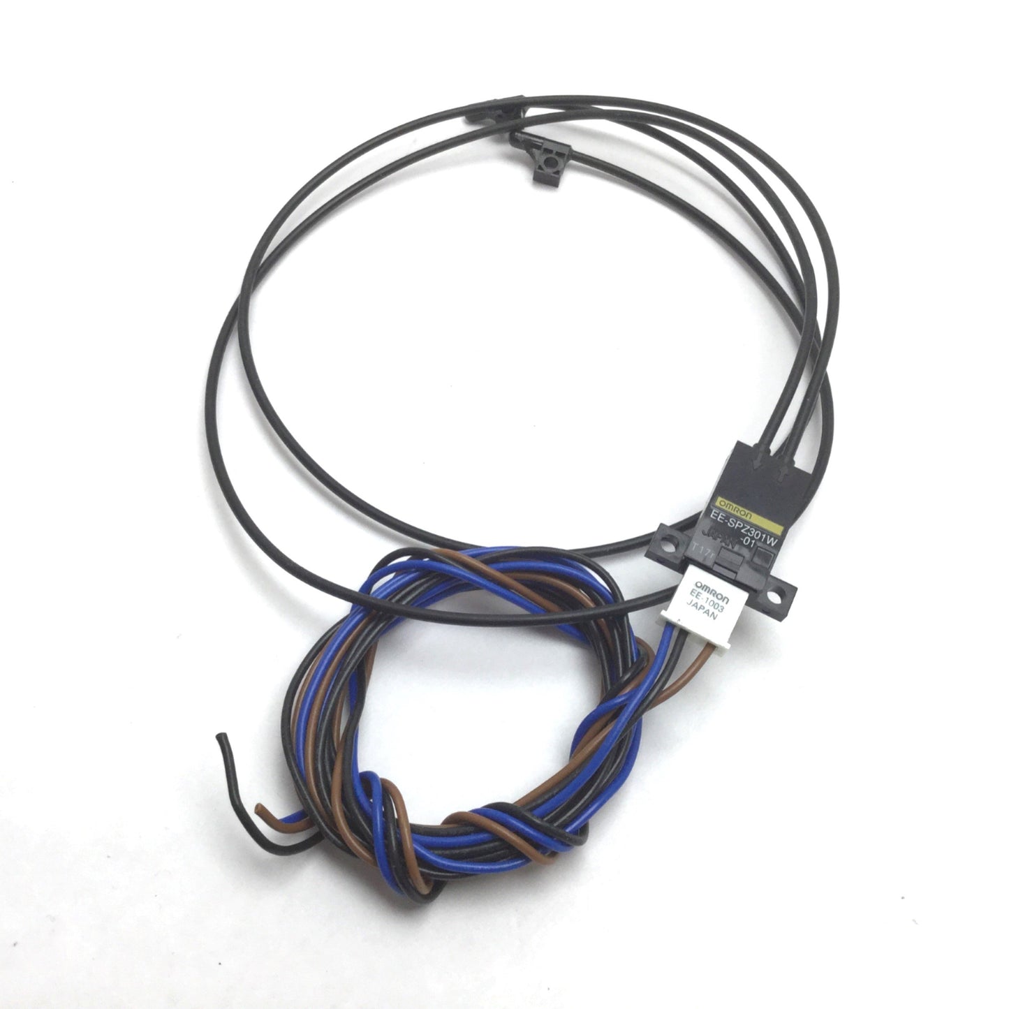 Used Omron EE-SPZ301W-01 Photoelectric Through-Beam Optical Sensor, Range: 30mm