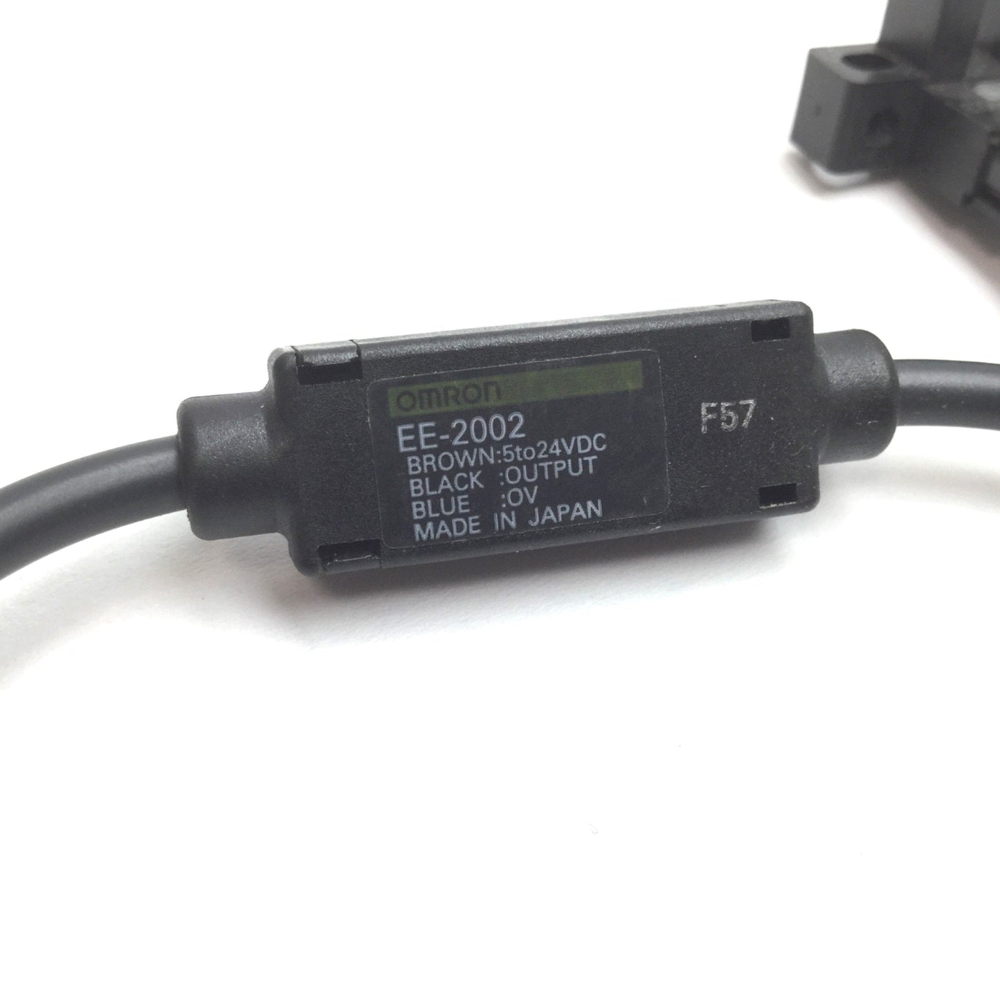 Used Omron EE-SX671 Slot Sensor with EE-2002 NPN to PNP Output Converter, 5mm Slot