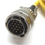 Used Parker 71-015886-10 Motor Feedback Cable, 18-Pin to Flying Leads, Length: 10ft