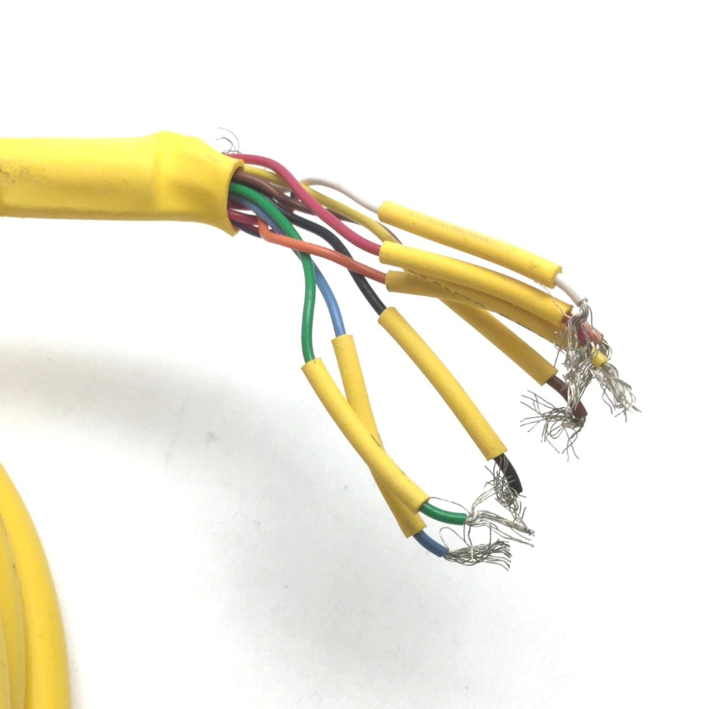 Used Parker 71-015886-10 Motor Feedback Cable, 18-Pin to Flying Leads, Length: 10ft