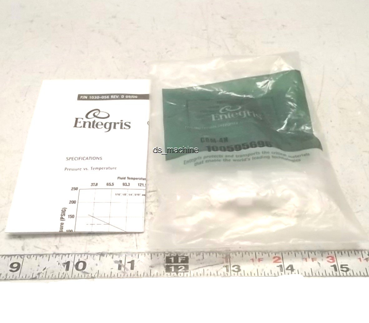 New Entegris Fitting C8M-4N