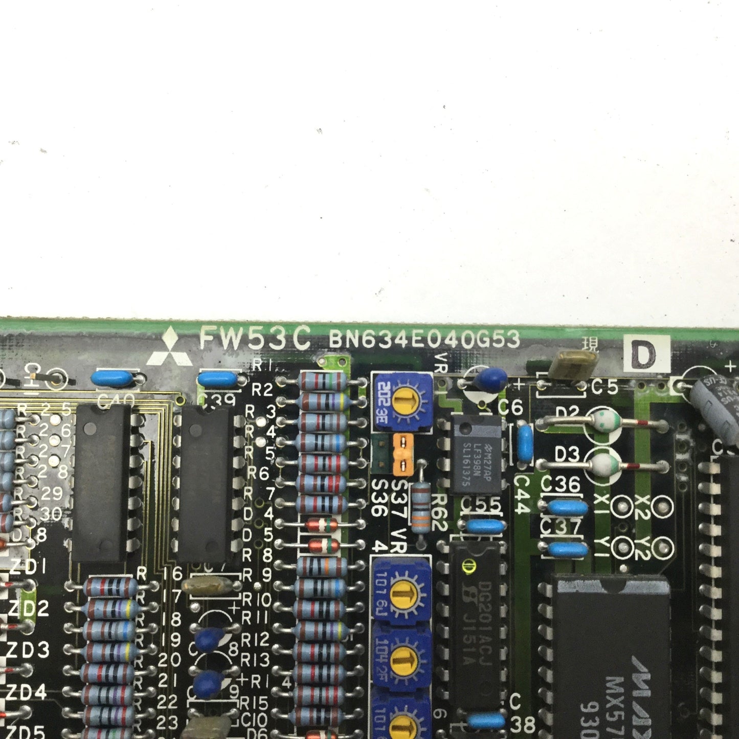 Used Mitsubishi FW53C BN634E040G53 REV. D Control Board For DWC110-C EDM Machine