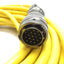 Used Parker Motor Feedback Cable, 18-Pin Male, GEM, Length: 50ft