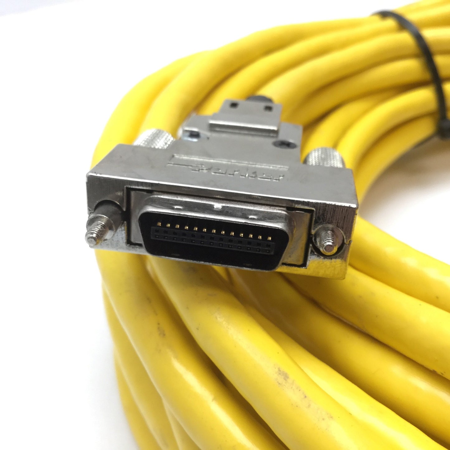 Used Parker Motor Feedback Cable, 18-Pin Male, GEM, Length: 50ft