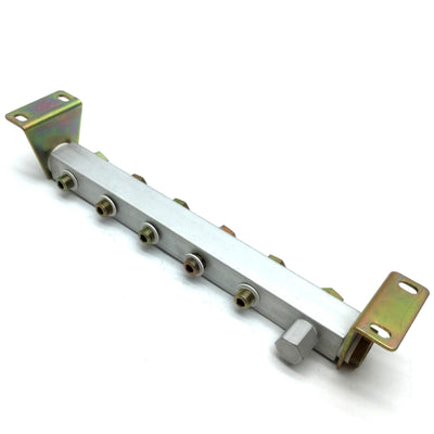 Used Festo PAL-1/8-6 Tiger Classic Manifold Strip, Port: 1/8G, 6 Positions & Fittings