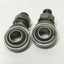 Used Lot of 2 Aurora CM-10-1 Spherical Rod End Bearing 5/8-18 Thread, 5/8" Bore