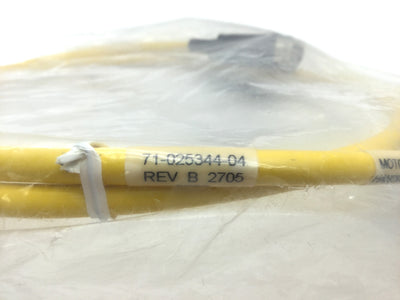New Parker 71-025344-04 Revision B Motor Encoder Cable Length 4' 8-Pin D-Sub 9