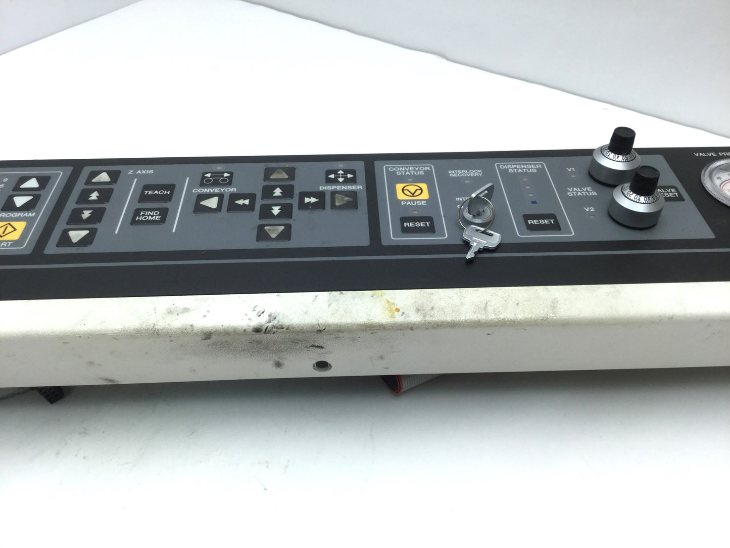 Used Asymtek C-708 AICE Automated Fluid Dispensing XY Placement Interface Panel