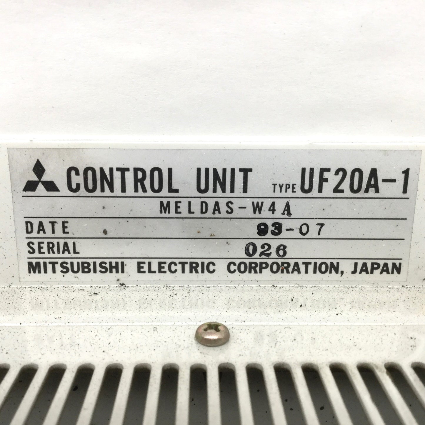 Used Mitsubishi UF20A-1 MELDAS-W4A Control Unit Rack For DWC-110C EDM Machine