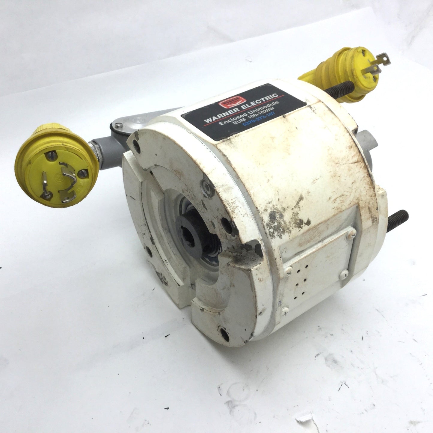 Used Warner Electric EUM 100-1020W Clutch/Brake 3600RPM 90VDC 20W NEMA 48Y-56C