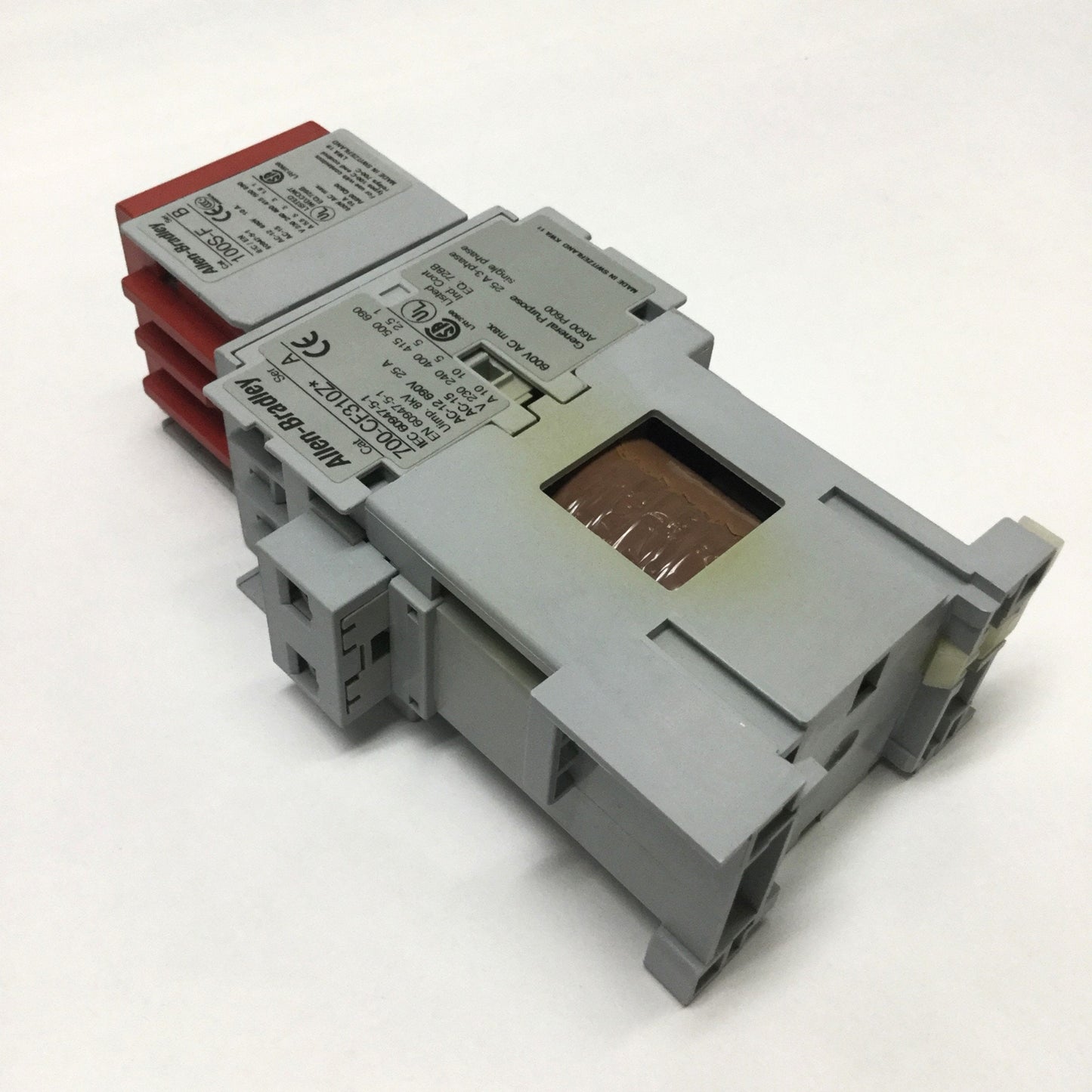 Used Allen Bradley 700S-CF440DJC Guardmaster Safety Control Relay 24VDC Coil 25A 600V