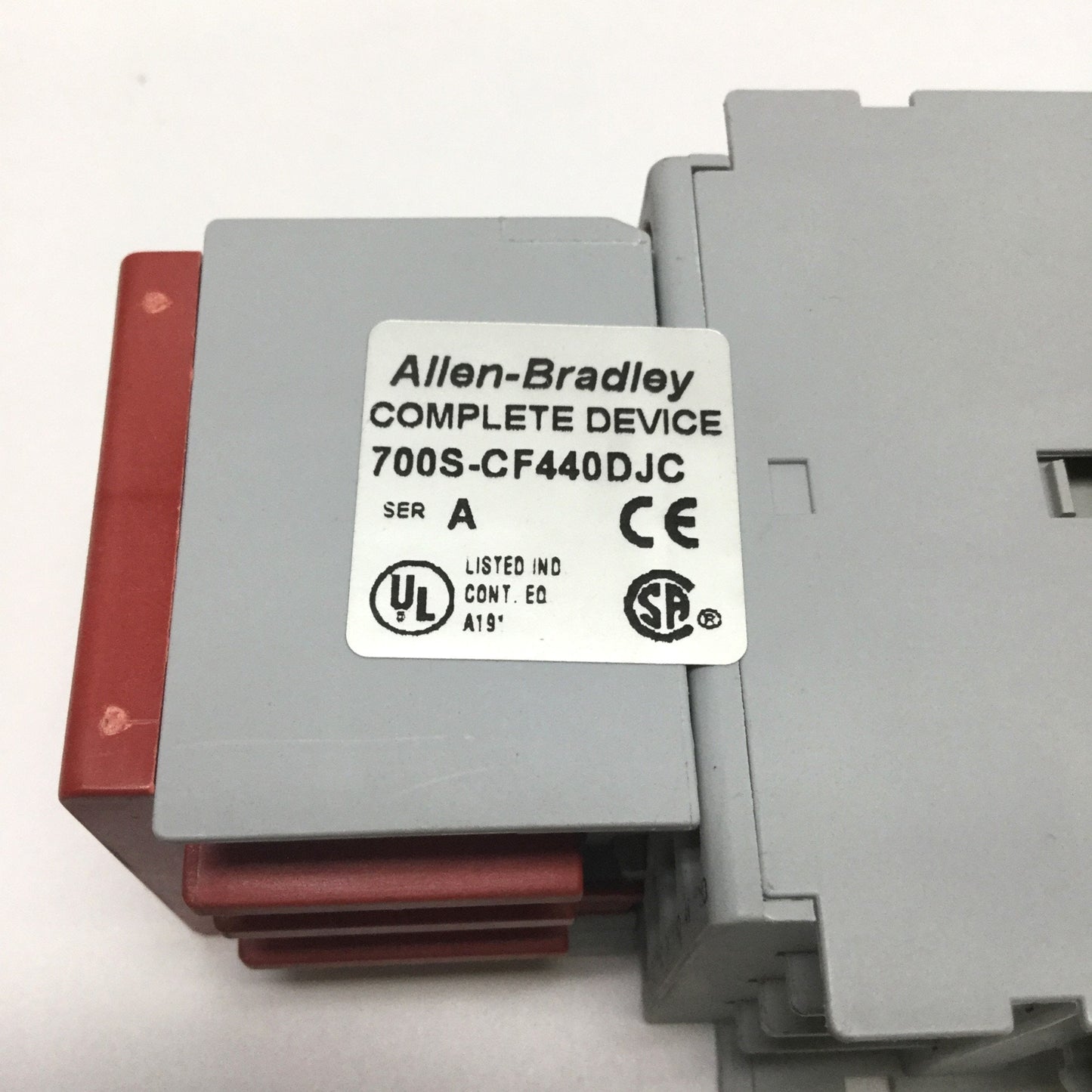 Used Allen Bradley 700S-CF440DJC Guardmaster Safety Control Relay 24VDC Coil 25A 600V