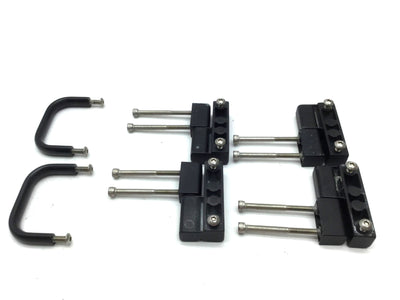 Used Southco 96-10-510-50 Lift Off Hinge Set Thread: 10-32, Offset Knuckle Black
