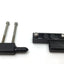 Used Southco 96-10-510-50 Lift Off Hinge Set Thread: 10-32, Offset Knuckle Black