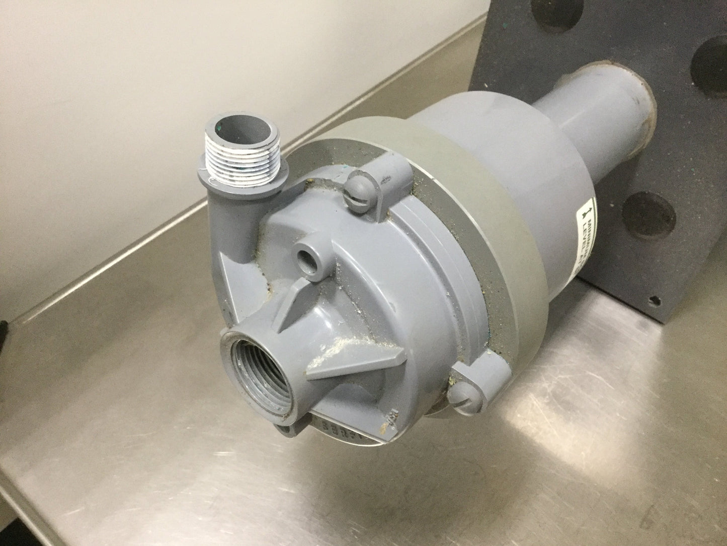 Used Serfilco ECKL3/4-3SC-D.75 Vertical Chemical Pump 230V 3450RPM 3/4HP 3Ph 35GPM