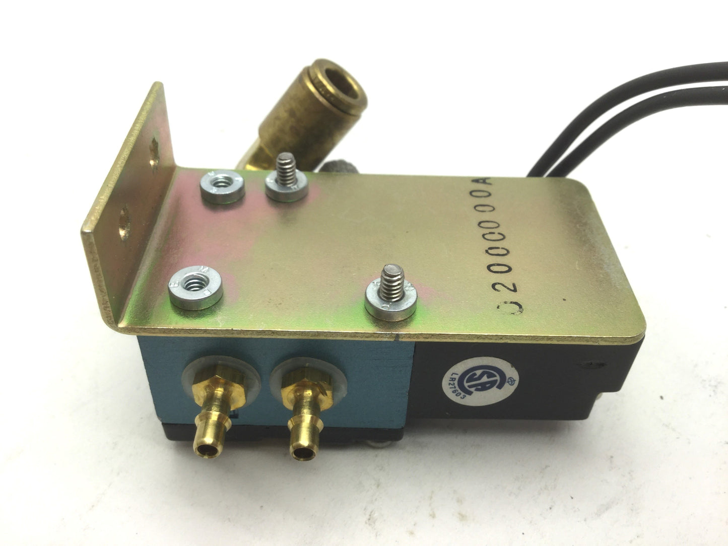 Used MAC 45A-AB1-DDAB-1BA Pneumatic Solenoid Valve 4-Way 120PSI 10-32UNF 24VDC