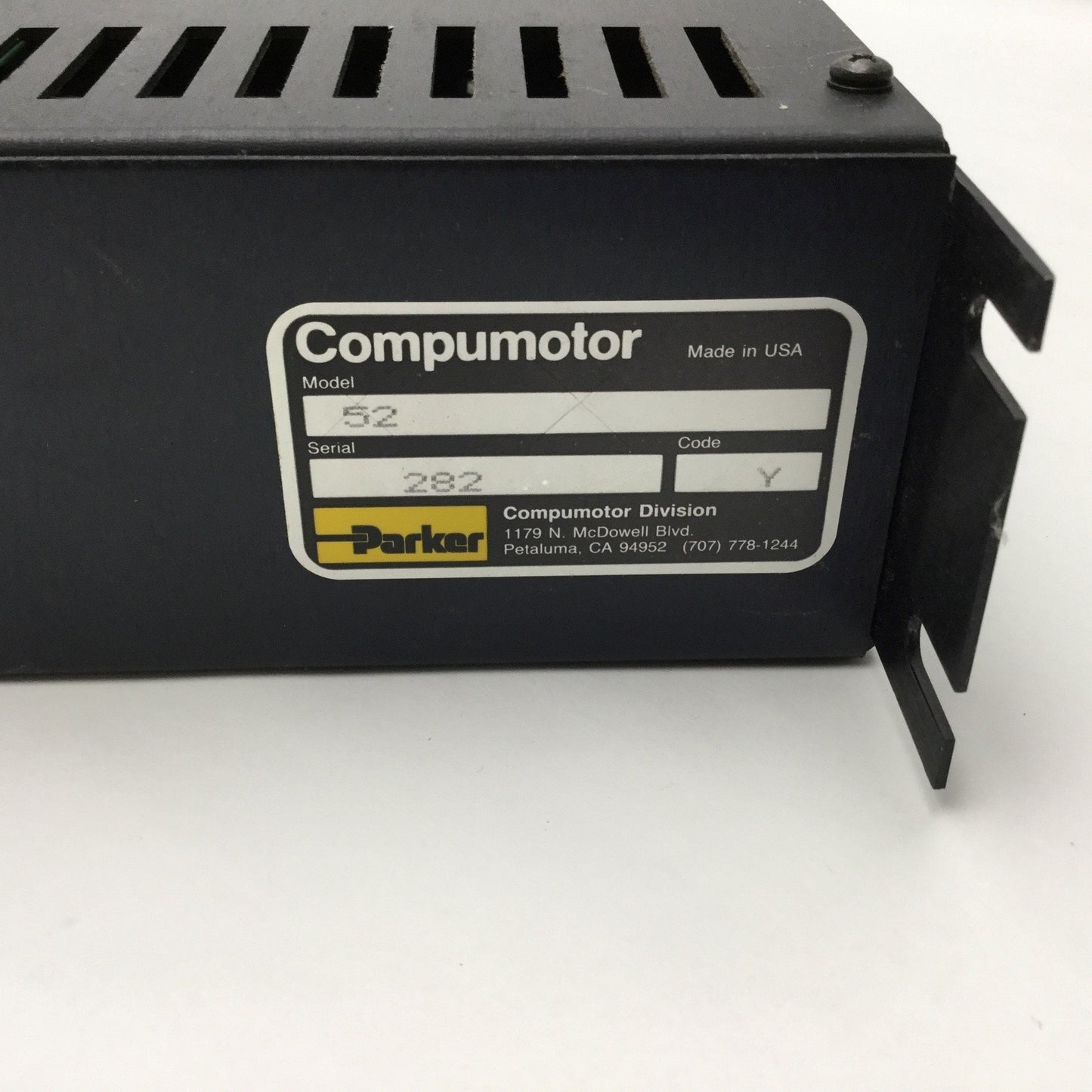 Used Parker Compumotor Model 52 Microcontroller I/O Signal Controller