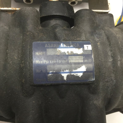 Used Asahi America CP79PSNST Pneumatic Actuator Spring Return, 1040N & Duo-Bloc 21