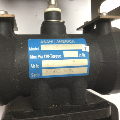 Used Asahi America AP79PSNST Pneumatic Actuator Spring Return, 1040N & Duo-Bloc 21