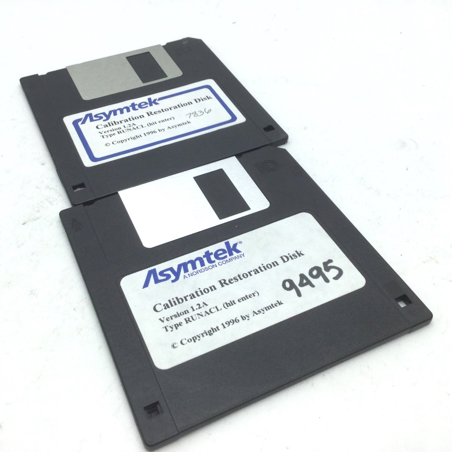 Used Asymtek Nordson Version 1.2A Calibration Restoration Disk For C-708 Dispenser